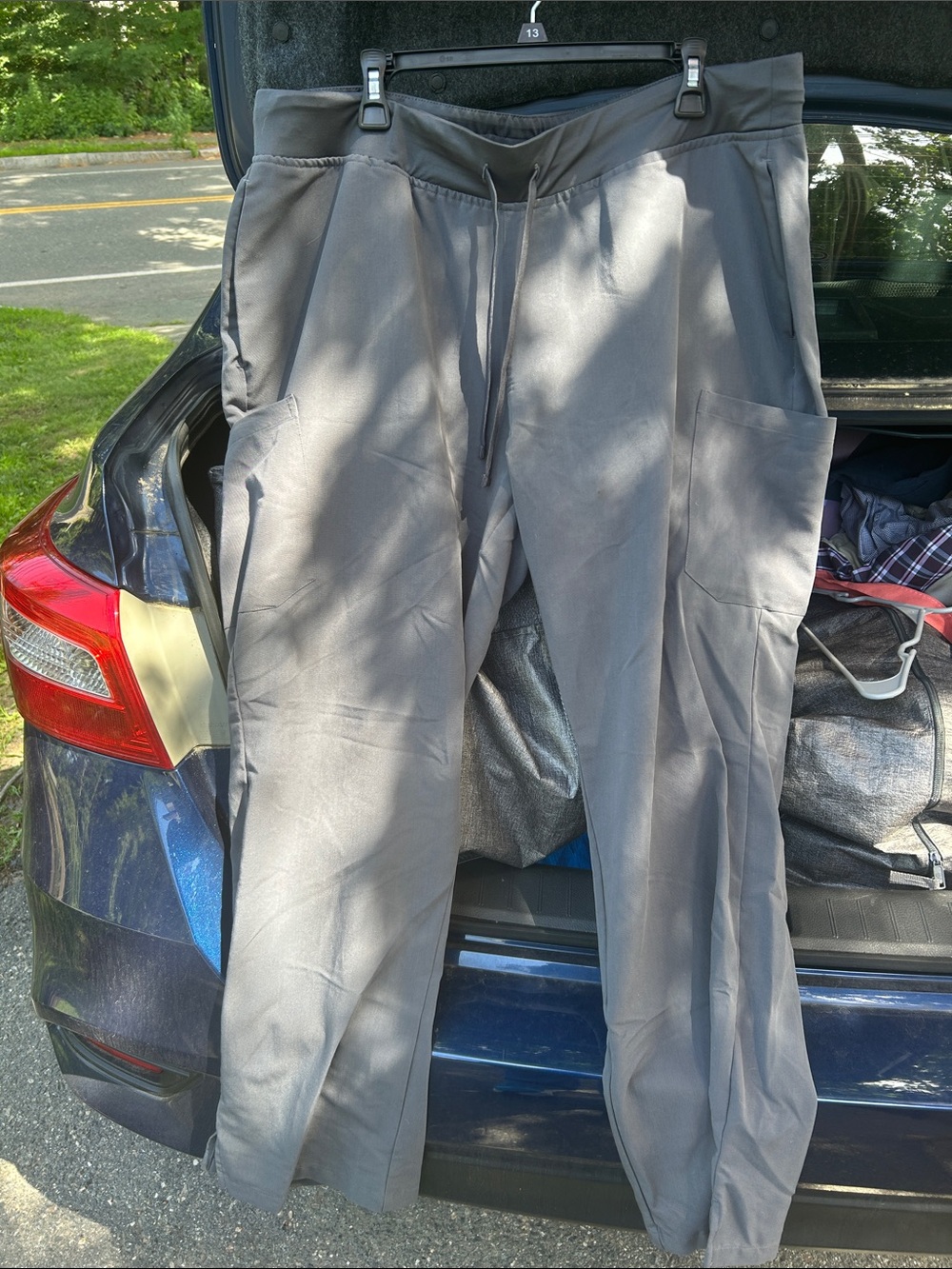 Women’s Mandala Gray Scrub Pants